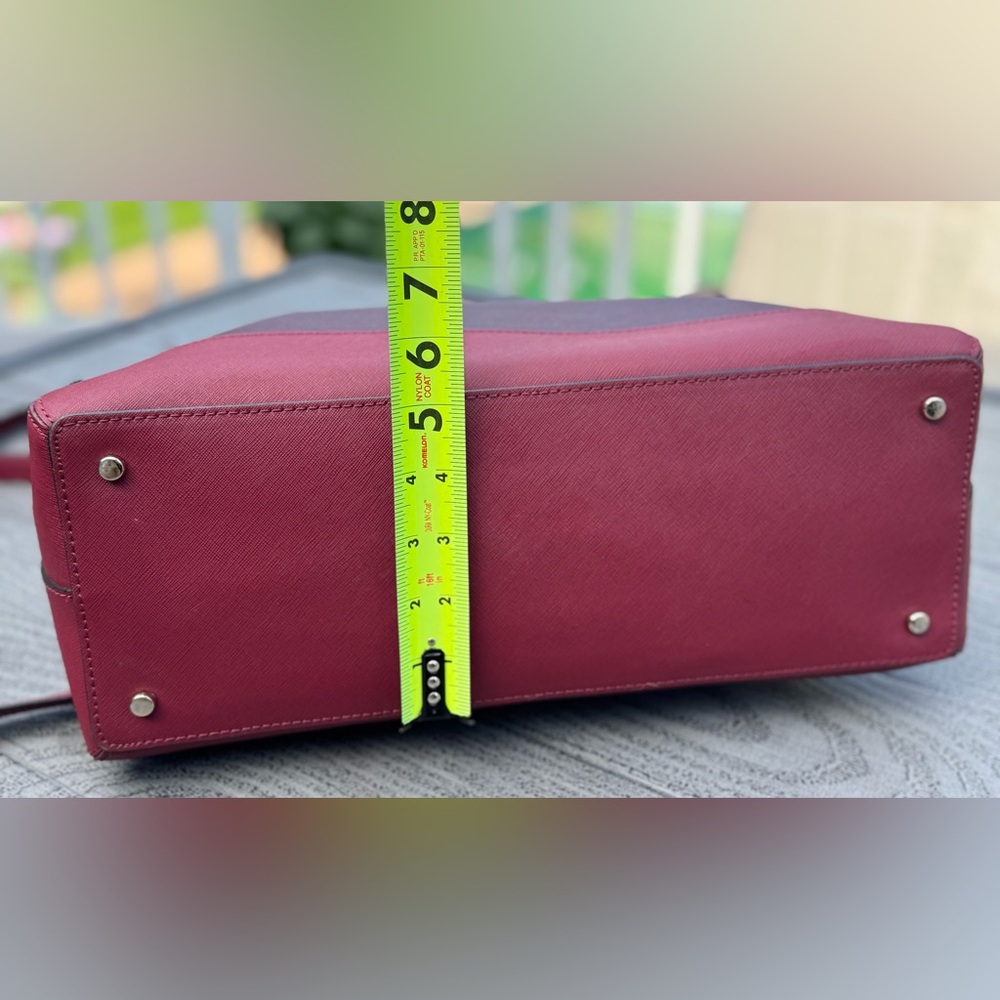 Kate Spade Purple and Red Satchel - Picture 16 of 16